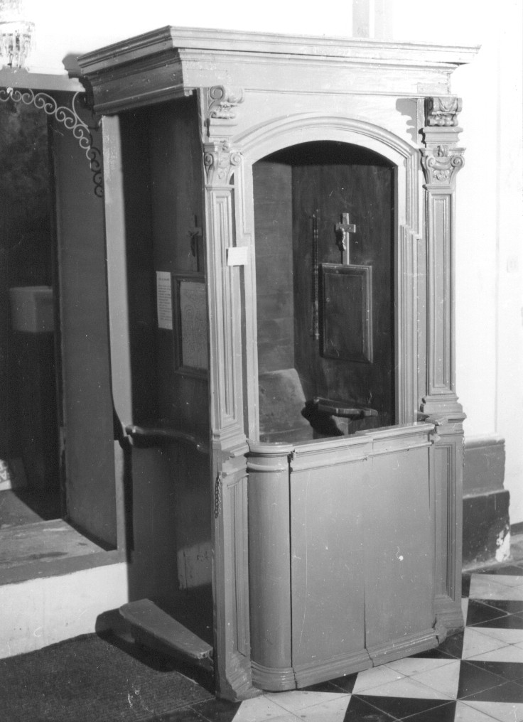confessionale, opera isolata - bottega abruzzese (sec. XIX)