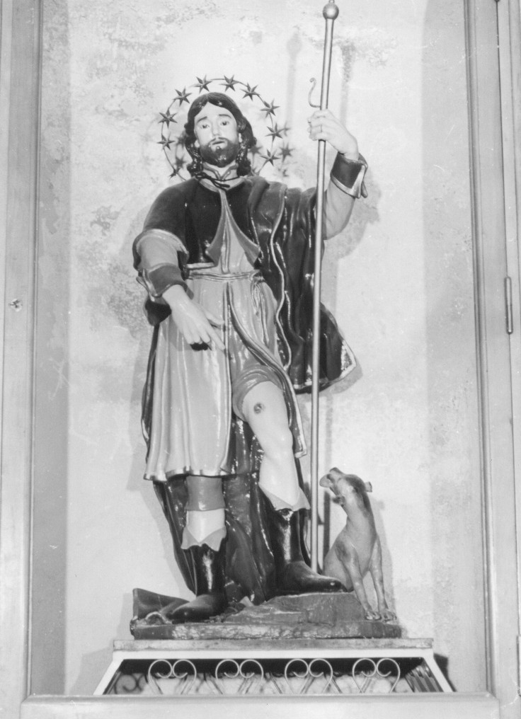 San Rocco (statua, opera isolata) - bottega abruzzese (sec. XVIII)