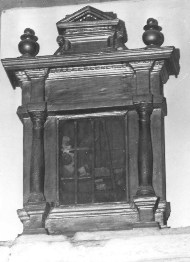 reliquiario architettonico, opera isolata - bottega abruzzese (fine/inizio secc. XVII/ XVIII)