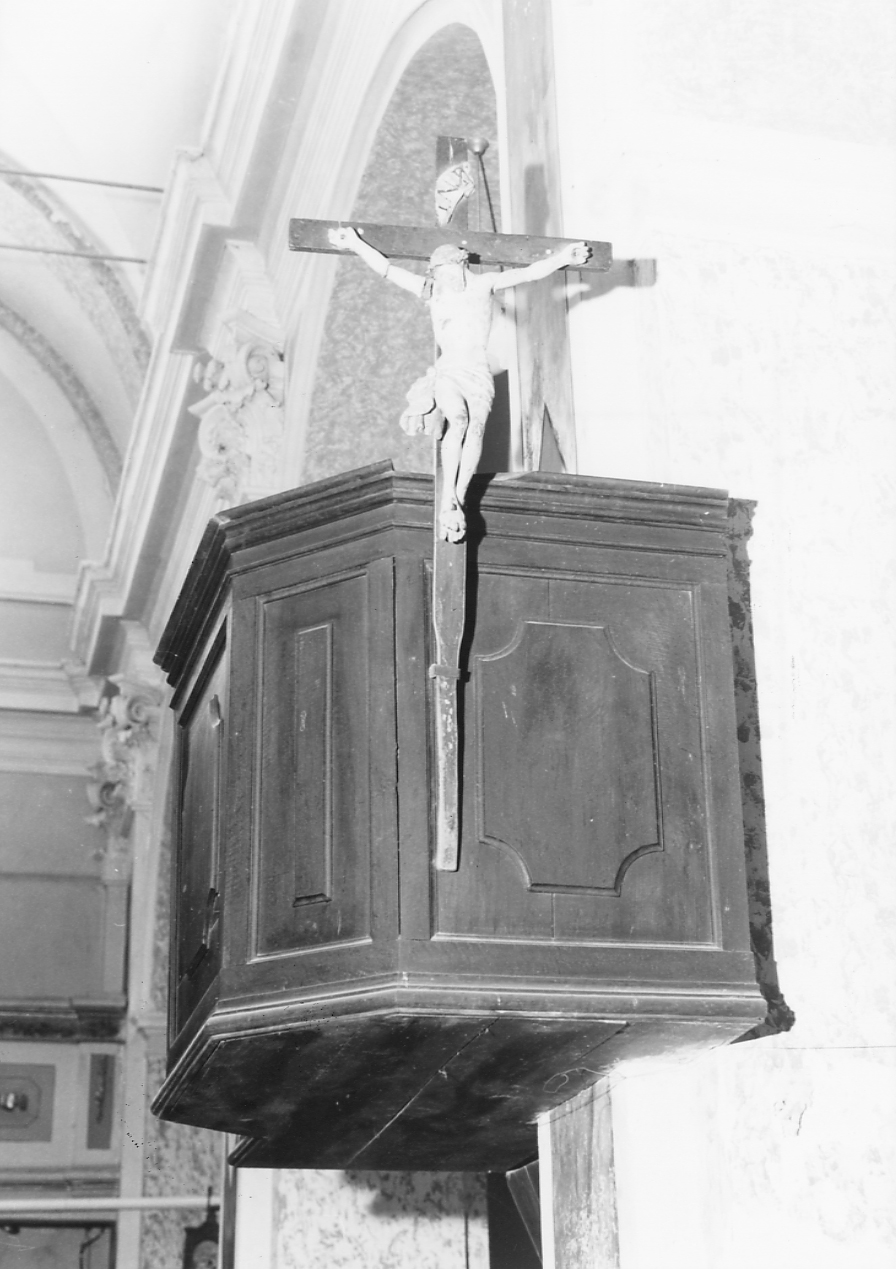 crocifisso, opera isolata - bottega Italia centrale (sec. XVIII)