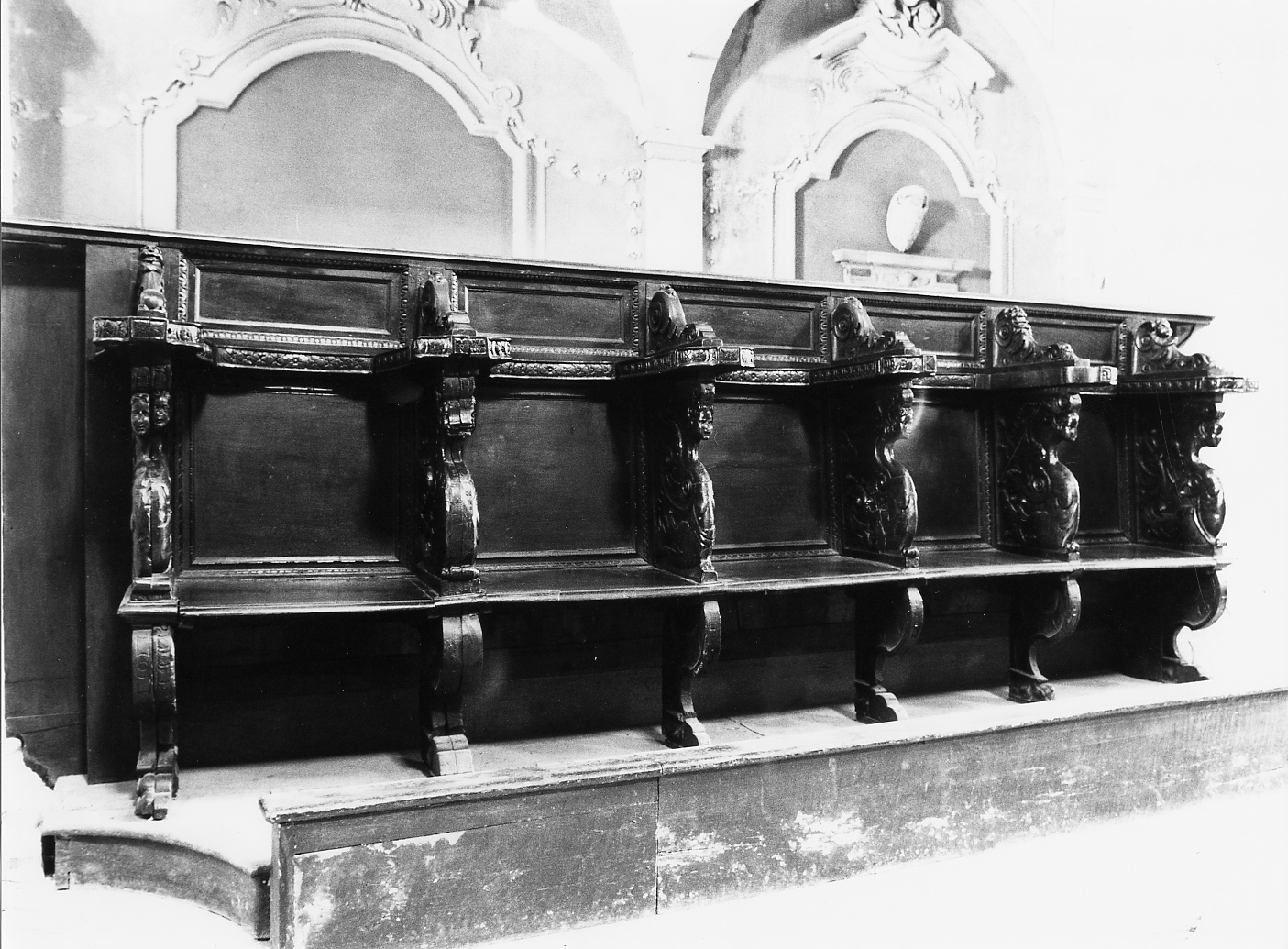 stalli del coro di Balcone Bartolomeo (attribuito) (seconda metà sec. XVI)