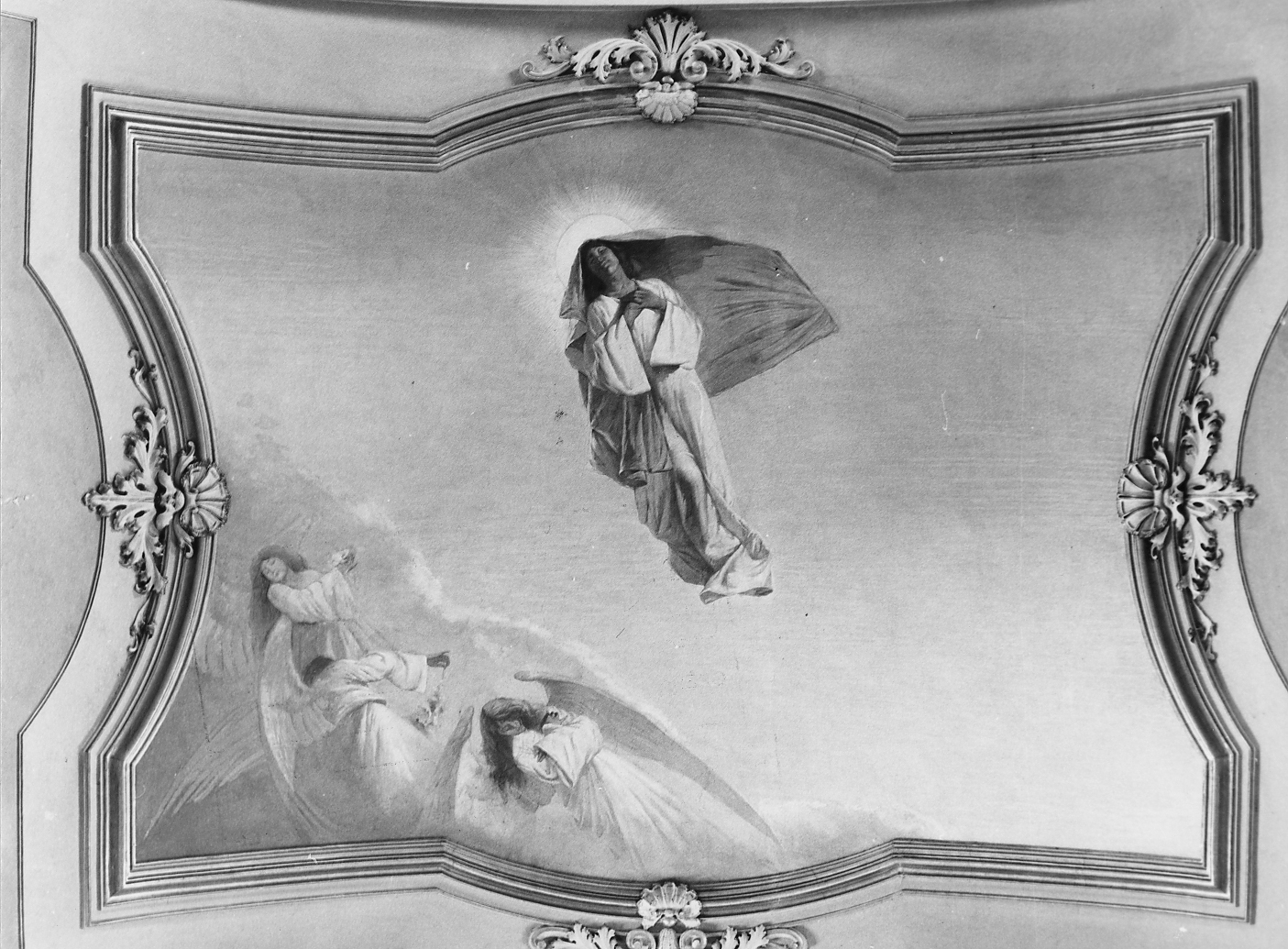 assunzione della Madonna (dipinto) di Tedeschi Amedeo (sec. XX)