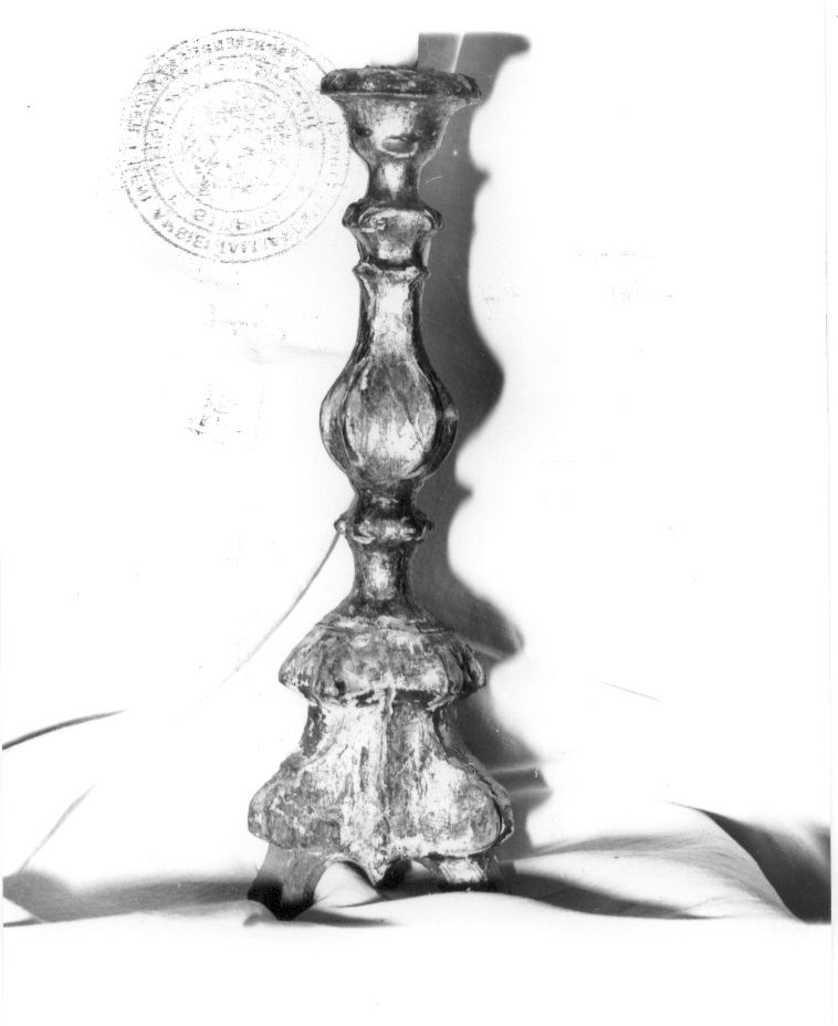 candeliere, serie - bottega abruzzese (sec. XVIII)