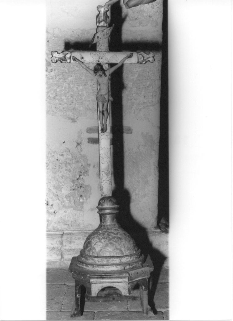 croce d'altare, opera isolata - bottega abruzzese (sec. XIX)