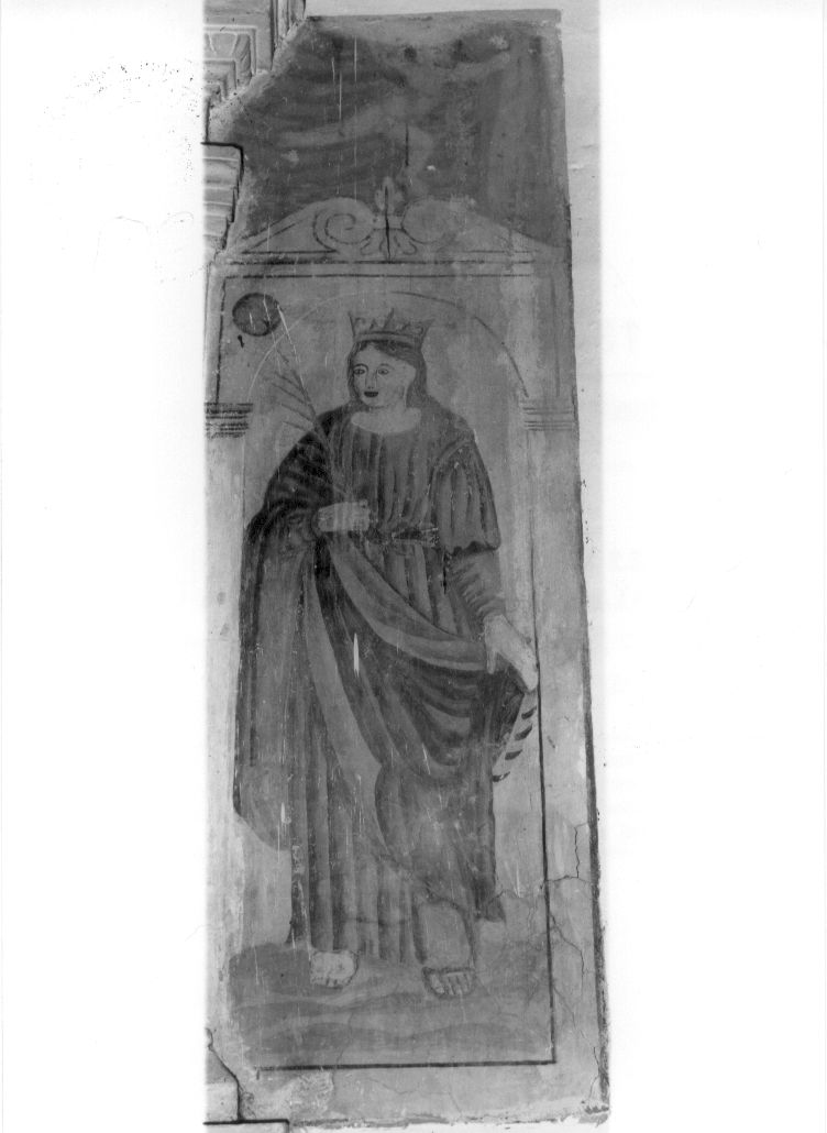 Santa Caterina d'Alessandria (dipinto, opera isolata) - ambito abruzzese (sec. XVII)