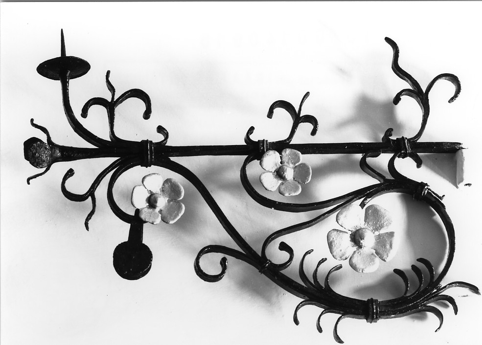 candeliere, serie - bottega abruzzese (prima metà sec. XIX)