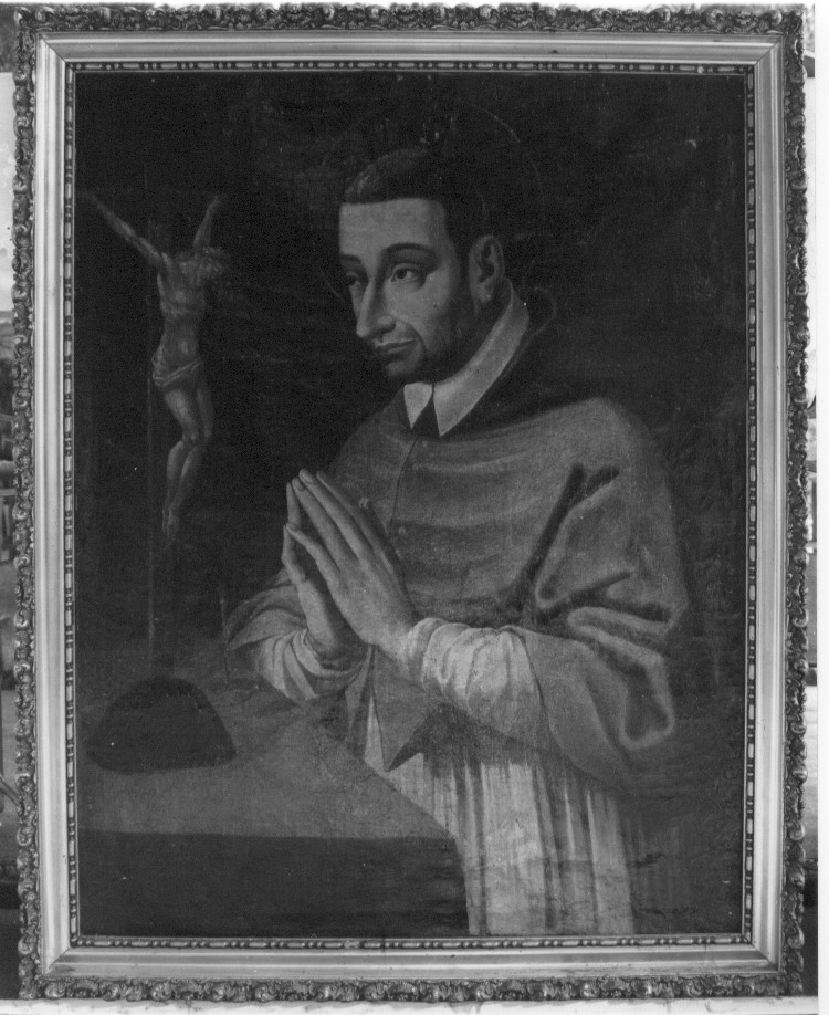 San Carlo Borromeo (dipinto, opera isolata) - ambito abruzzese (sec. XIX)