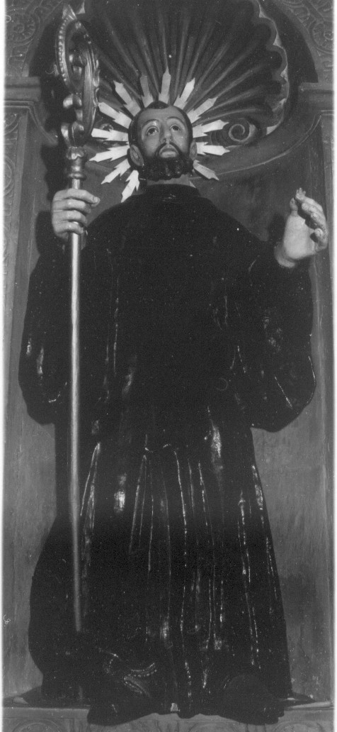 San Domenico (statua, opera isolata) - bottega abruzzese (secc. XVIII/ XIX)