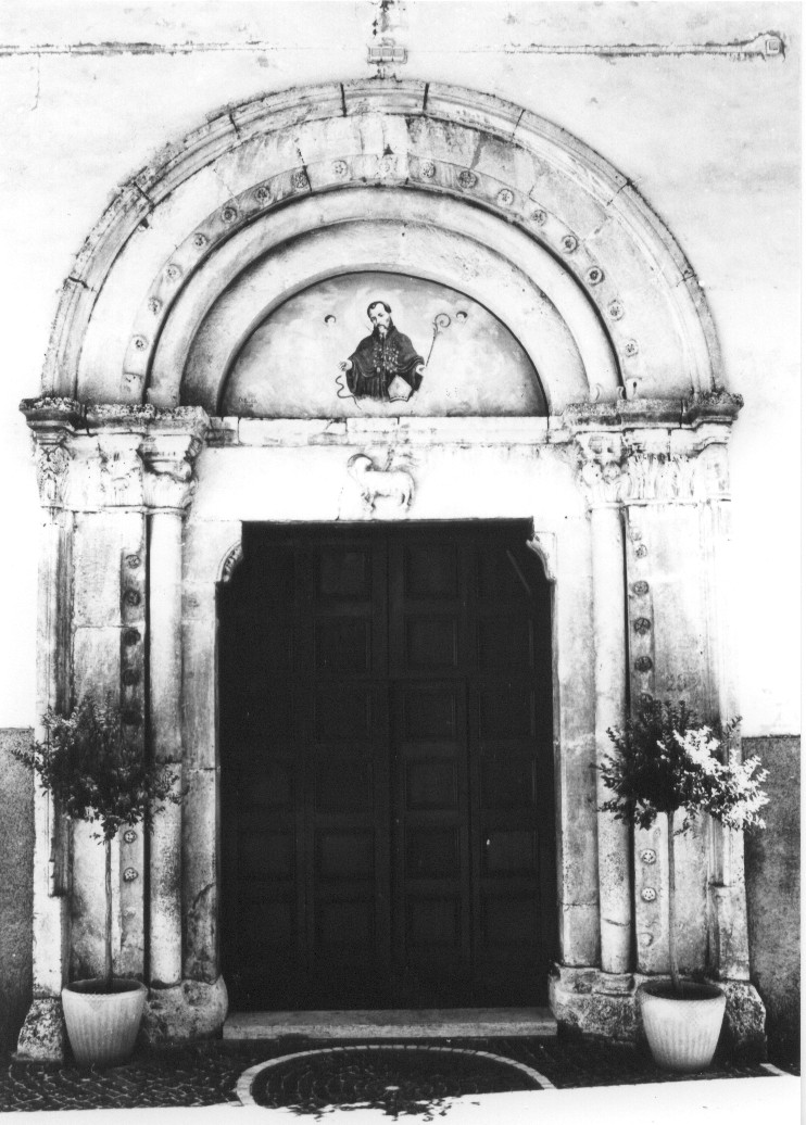 mostra di portale, opera isolata - bottega abruzzese (sec. XV)