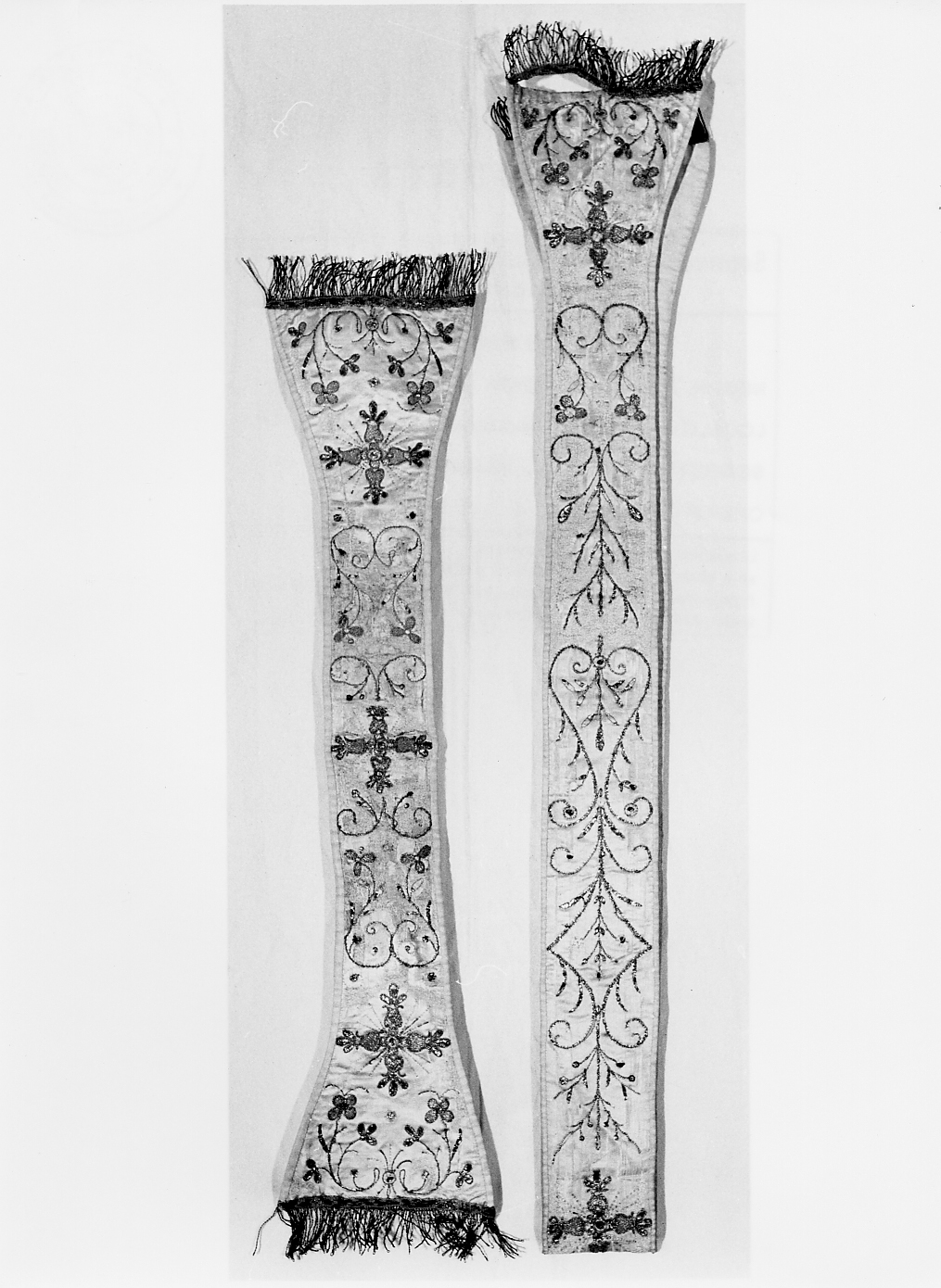 stola - manifattura italiana (ultimo quarto sec. XIX)