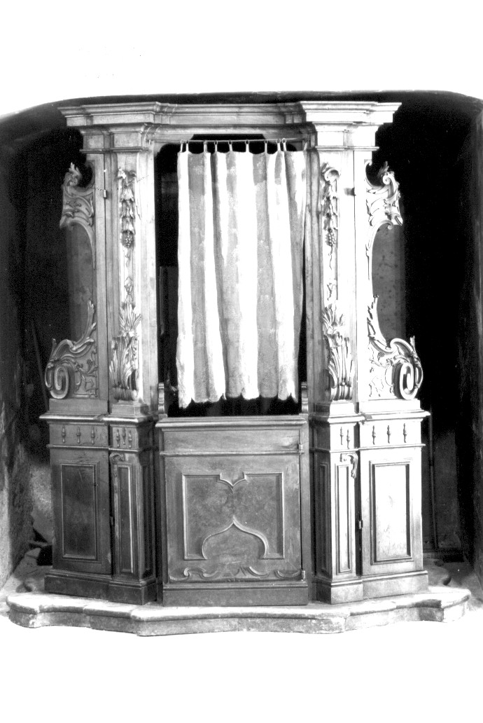 confessionale, opera isolata - ambito abruzzese (sec. XIX)