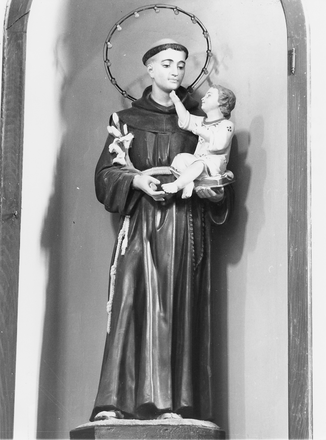 Sant'Antonio col Bambino (statua) - produzione abruzzese (sec. XX)