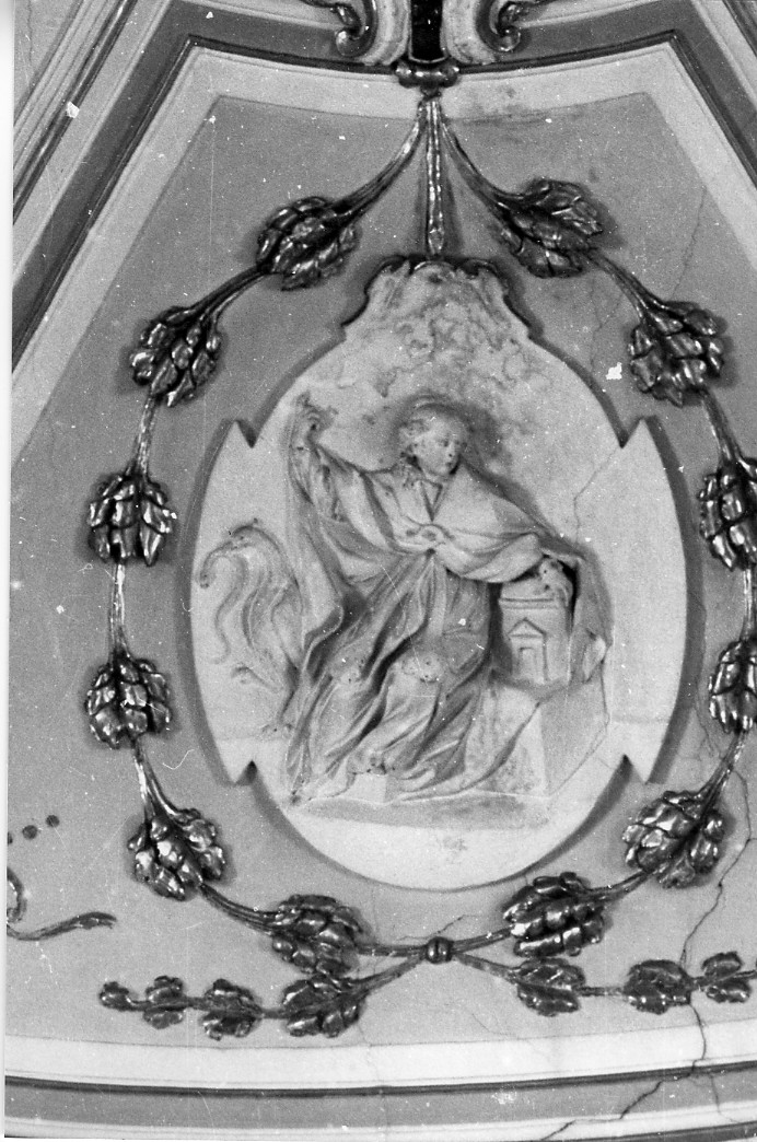 figura allegorica (rilievo) - ambito abruzzese (seconda metà sec. XVIII)