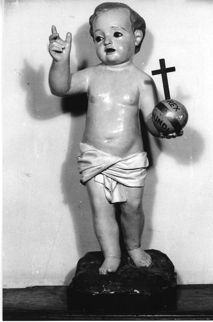 Gesù Bambino (statuetta, opera isolata) - ambito abruzzese (sec. XIX)