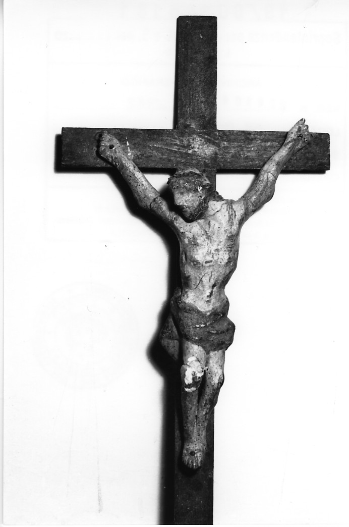 Cristo crocifisso (crocifisso, opera isolata) - ambito abruzzese (sec. XVIII)