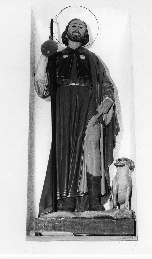 San Rocco (statua, opera isolata) - ambito Italia centrale (sec. XIX)