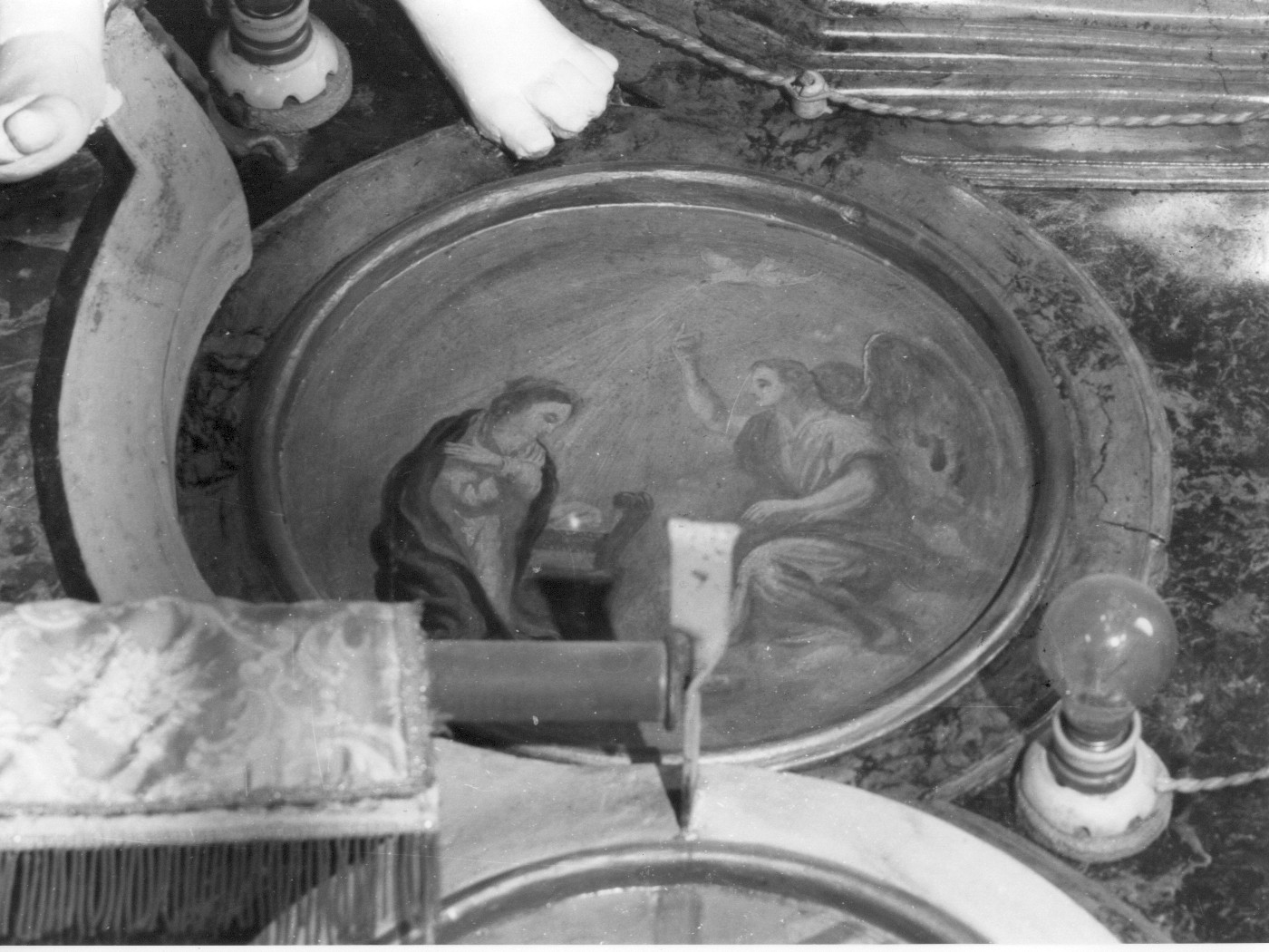 Annunciazione (dipinto murale) (sec. XIX)