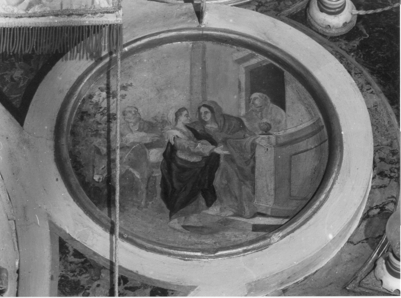 Visitazione (dipinto murale) (sec. XIX)