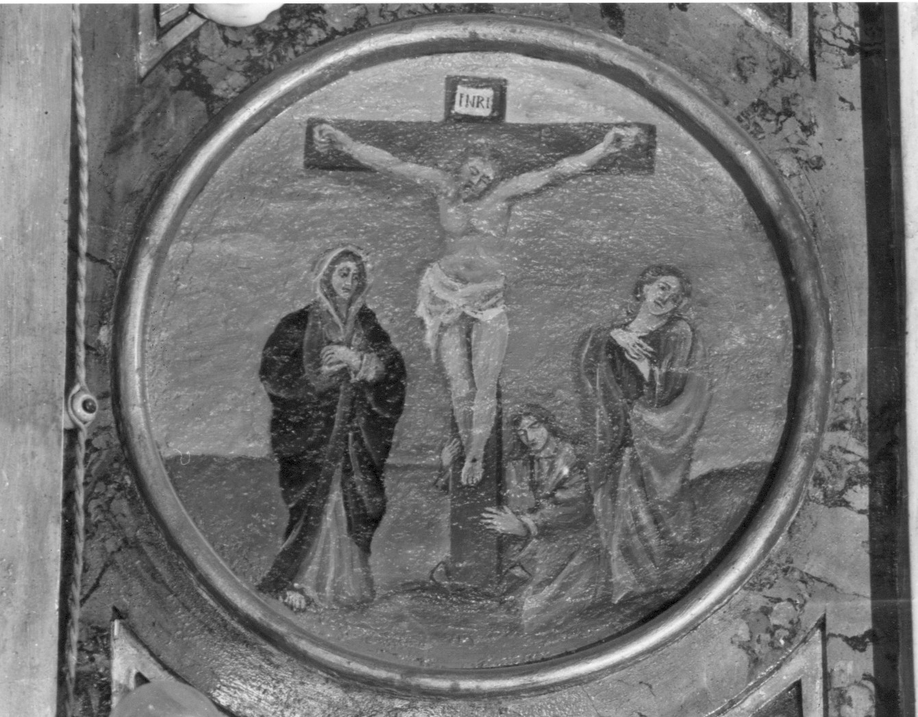 crocifissione di Cristo (dipinto) - ambito abruzzese (sec. XIX)