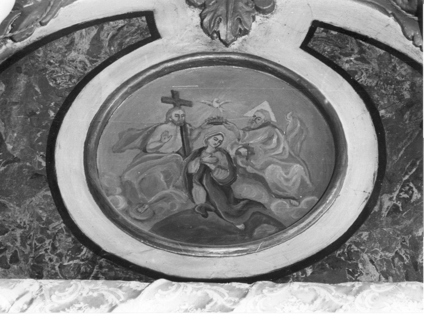 incoronazione di Maria Vergine (dipinto) - ambito abruzzese (sec. XIX)