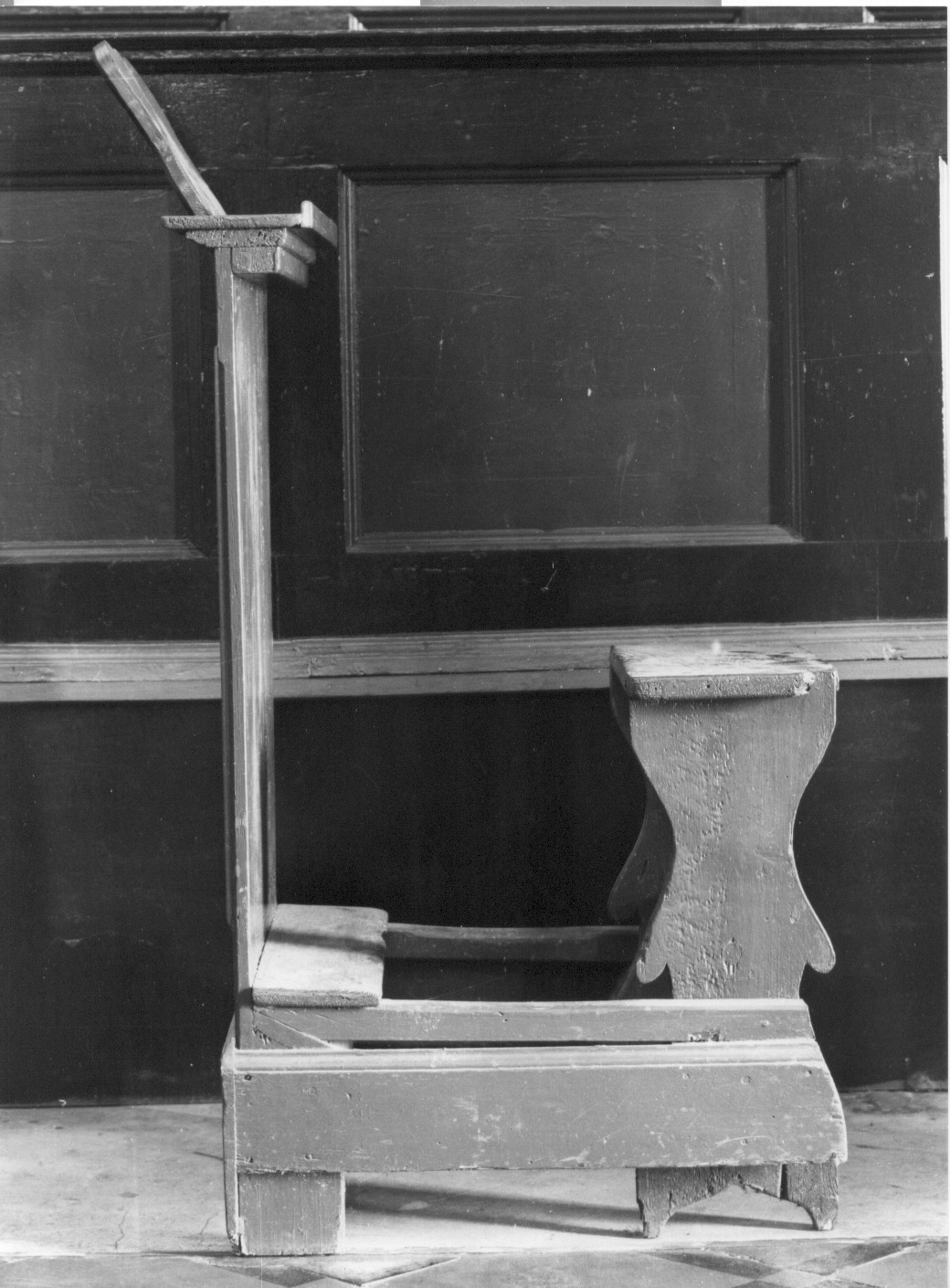 inginocchiatoio, serie - manifattura abruzzese (sec. XIX)