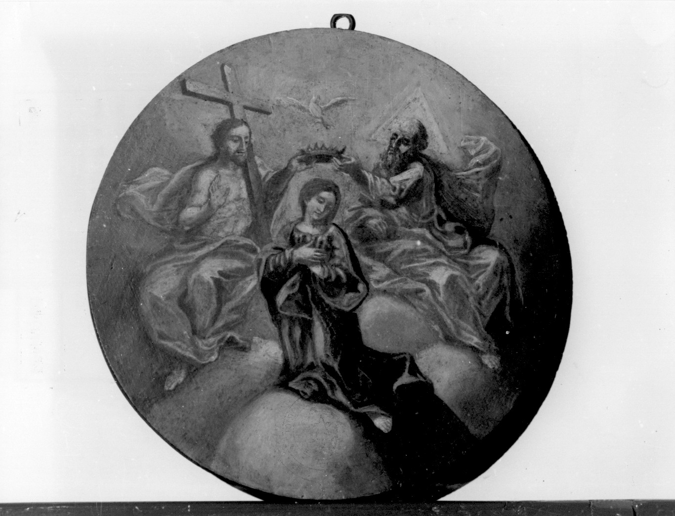 incoronazione di Maria Vergine (dipinto) - ambito Italia centrale (sec. XVIII)