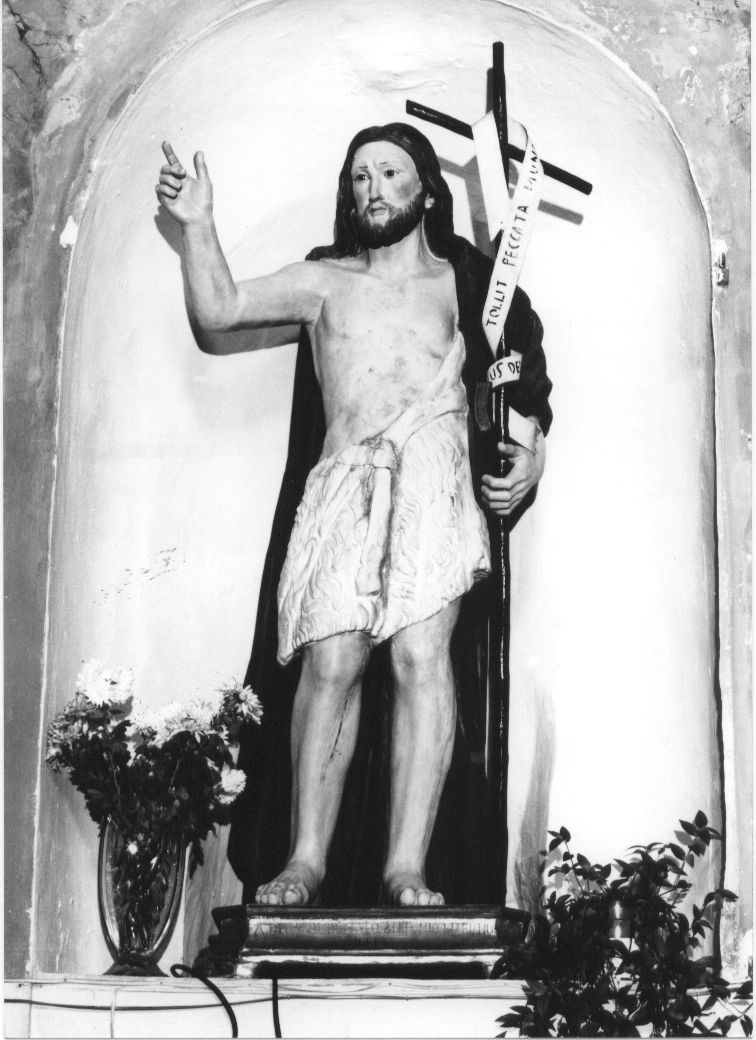 San Giovanni Battista (statua, opera isolata) - ambito Italia centrale (fine/inizio secc. XVII/ XVIII)