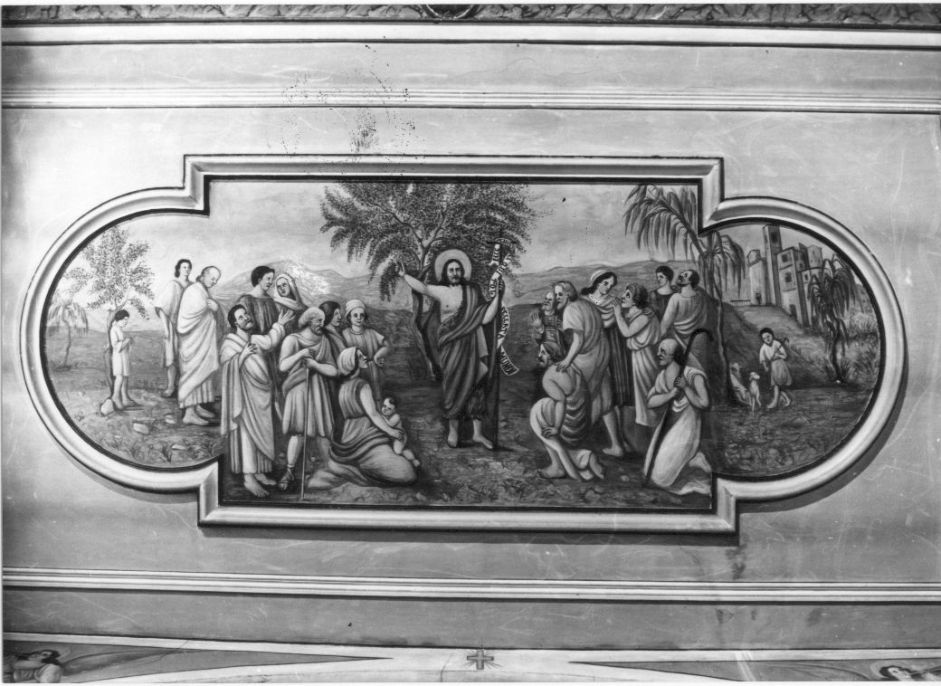predica di San Giovanni Battista (dipinto, ciclo) di Napoleoni Cesare (attribuito) (sec. XX)