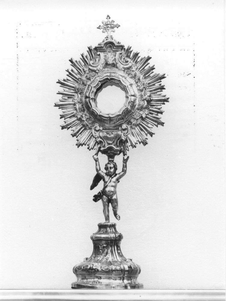 ostensorio, opera isolata - ambito Italia centrale (sec. XIX)