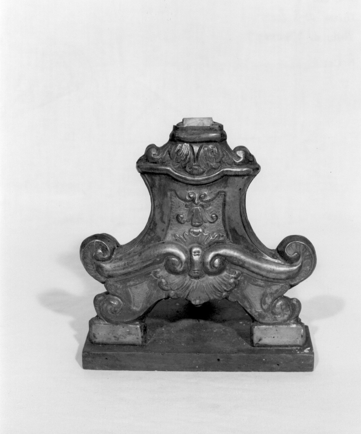 reliquiario - a ostensorio, frammento - produzione Italia meridionale (seconda metà sec. XVIII)