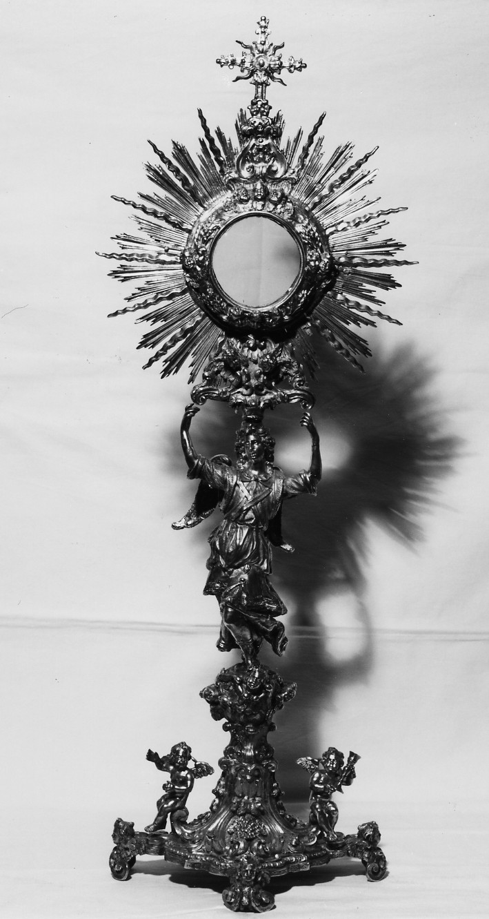 ostensorio - a raggiera, opera isolata - ambito Italia centrale (sec. XVIII)