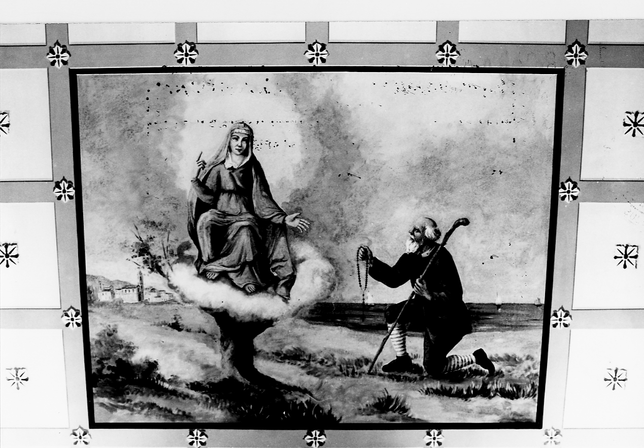 apparizione della Madonna dei miracoli a un devoto (dipinto, ciclo) - ambito Italia centrale (sec. XX)