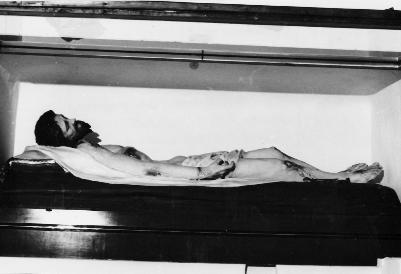 Cristo morto (statua, opera isolata) - ambito Italia centrale (sec. XIX)