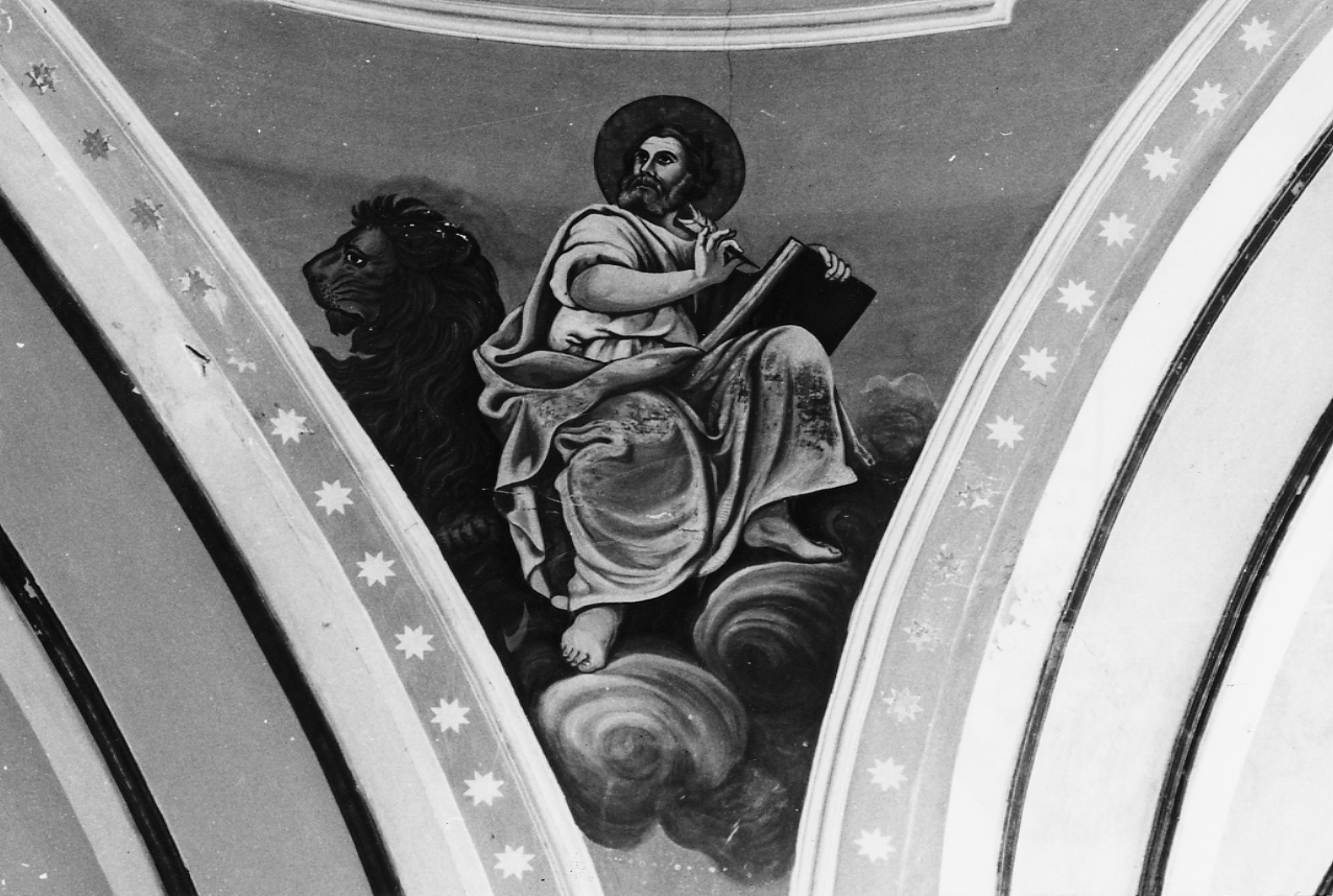 quattro evangelisti ispirati dai loro simboli (dipinto, serie) - ambito Italia centrale (sec. XX)