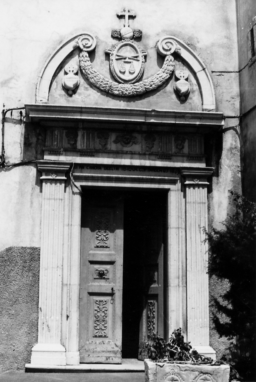 mostra di portale - ambito Italia centrale (sec. XIX)