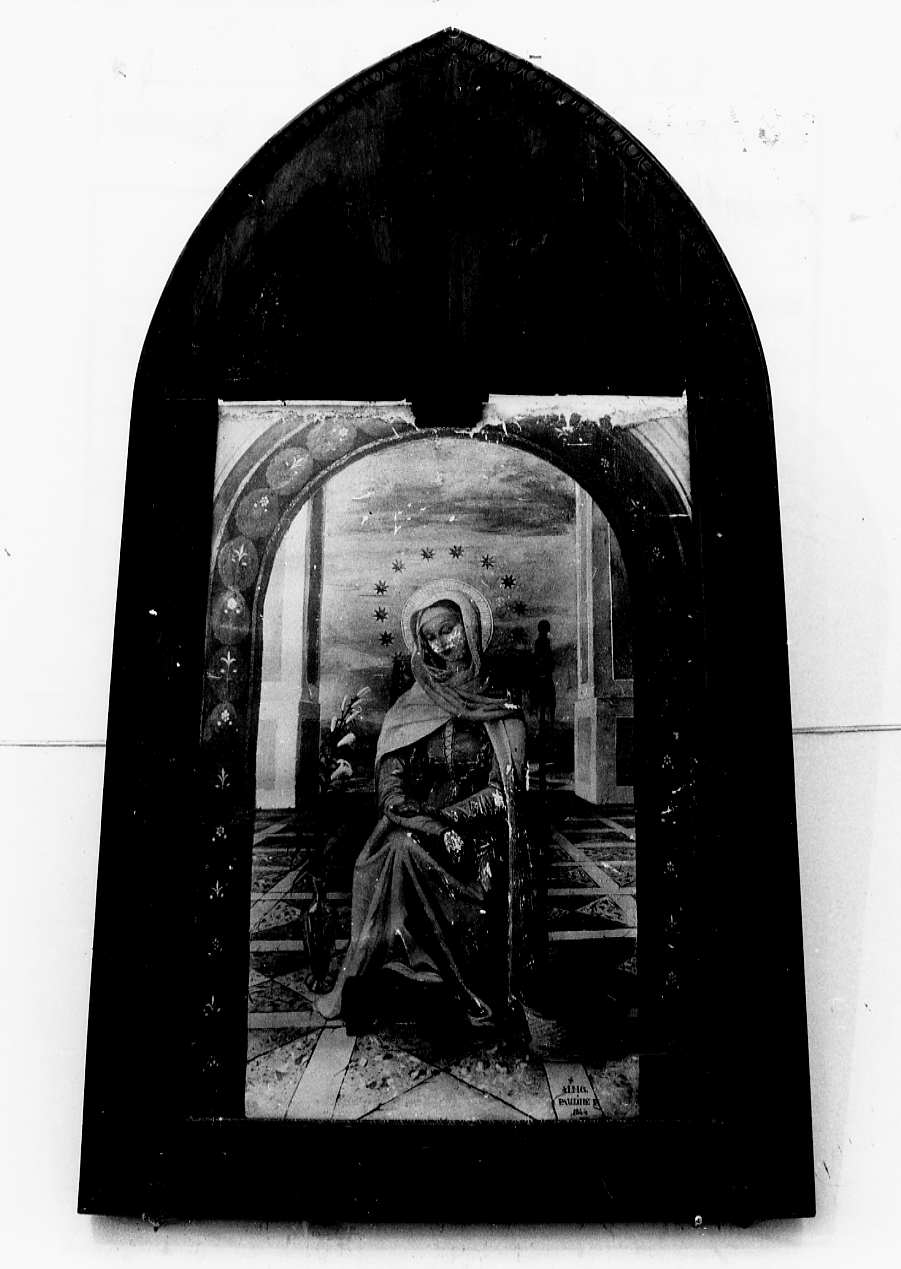 Madonna (dipinto, opera isolata) - ambito Italia centrale (sec. XIX)