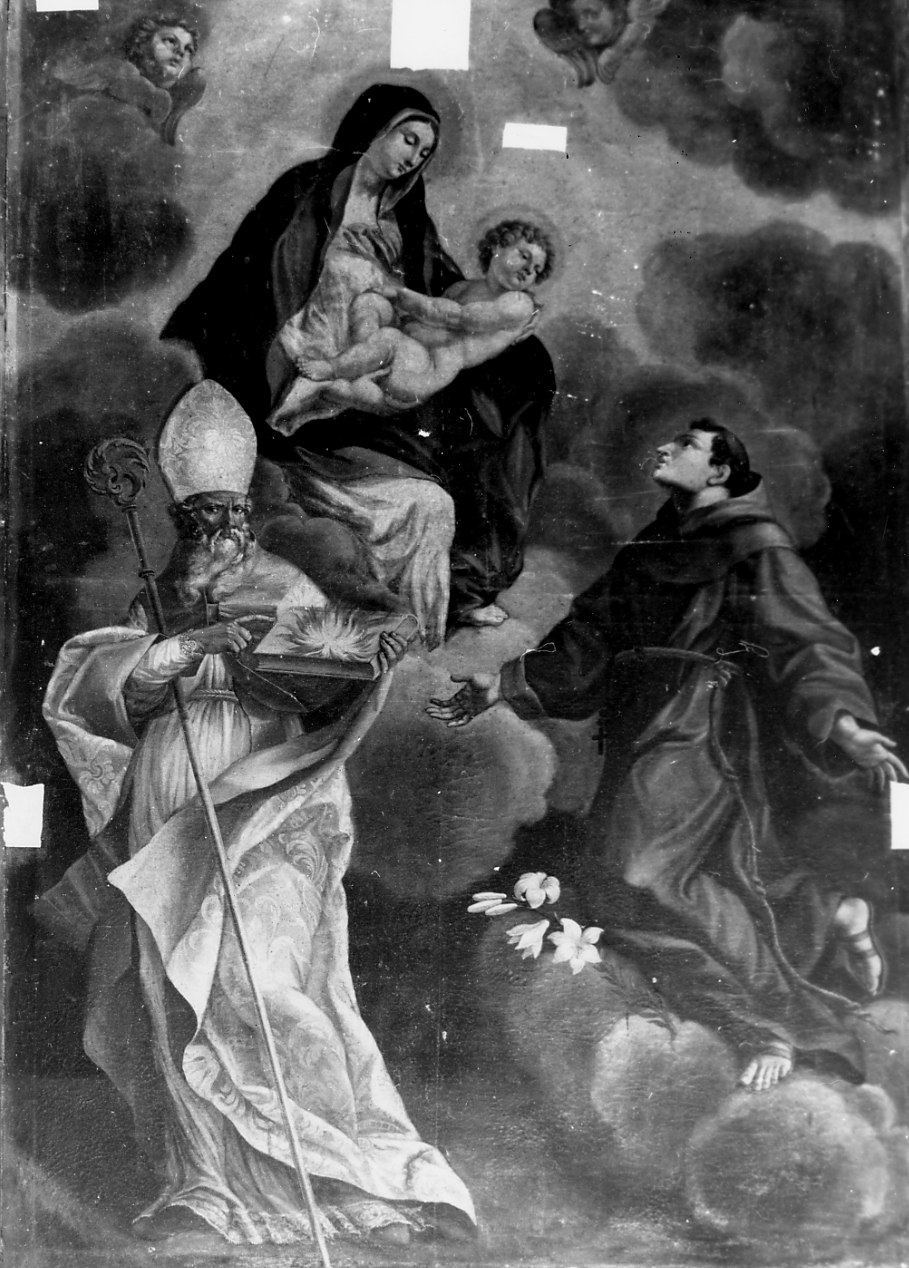 Madonna con Bambino e Santi (pala d'altare) - ambito abruzzese (sec. XVII)