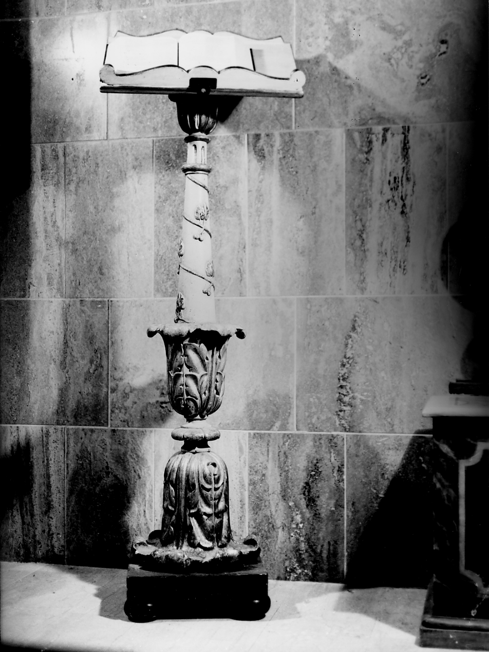 leggio - ambito abruzzese (sec. XVIII)