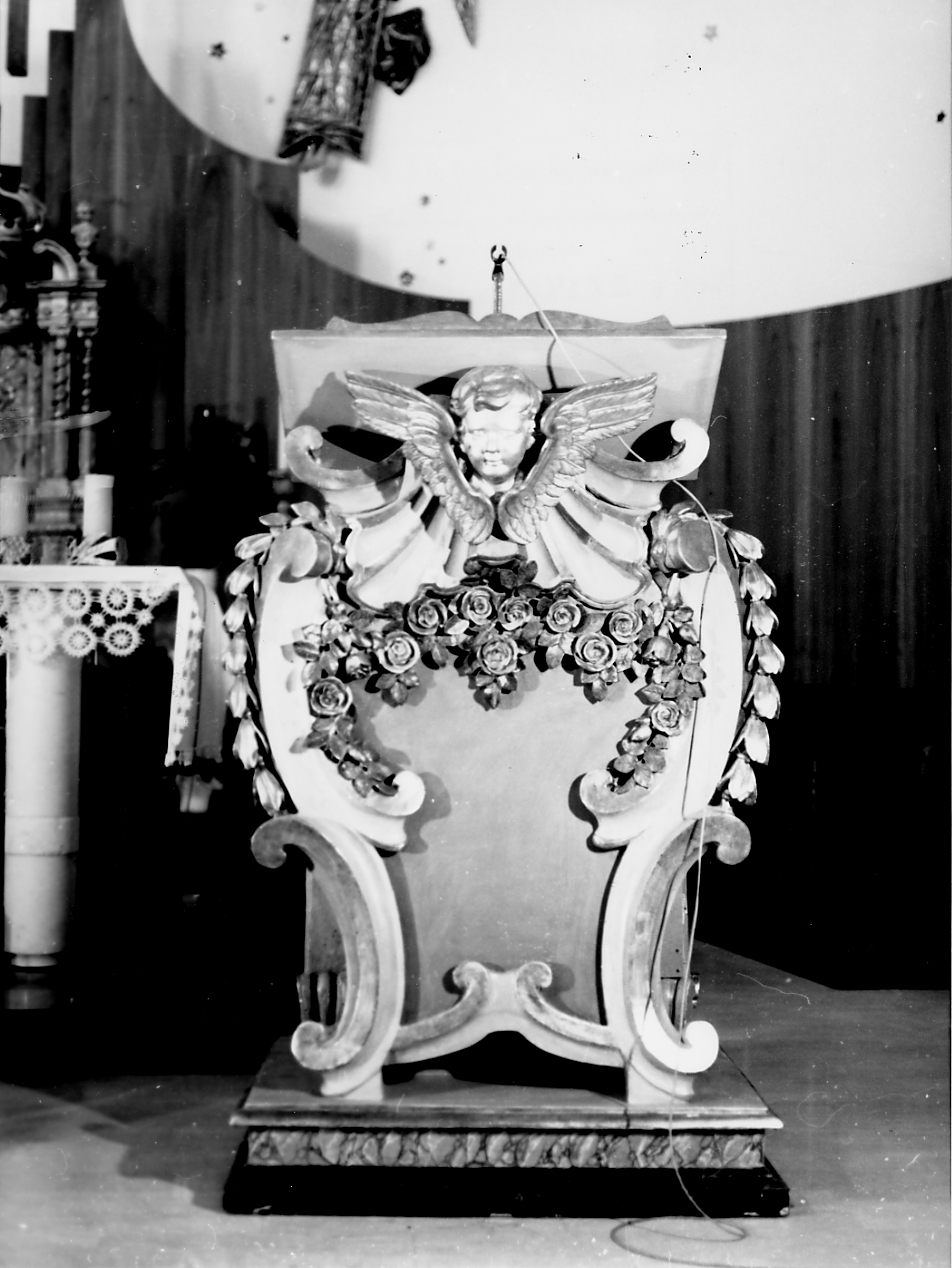 leggio - ambito abruzzese (sec. XVIII)