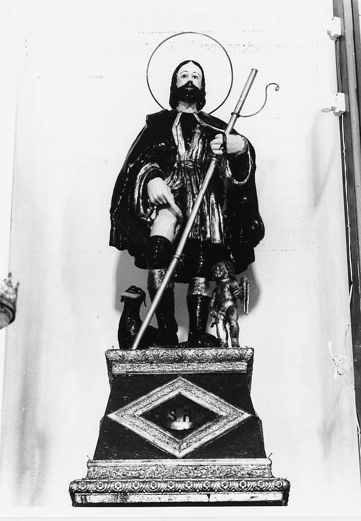 San Rocco (statua, opera isolata) - ambito Italia centrale (sec. XVIII)