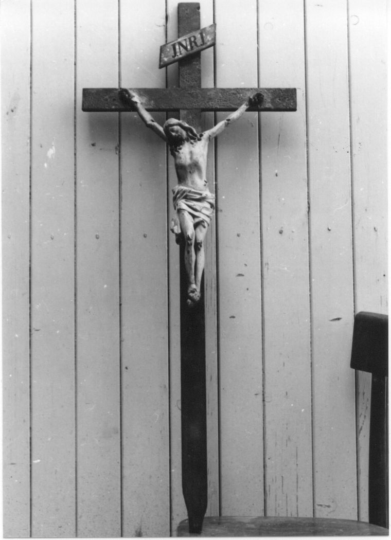 Cristo crocifisso (statuetta, opera isolata) - ambito abruzzese (sec. XIX)