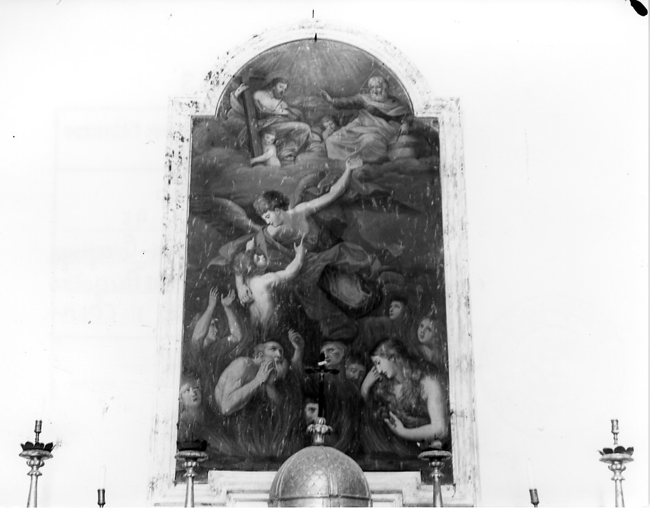 anime del purgatorio (dipinto, opera isolata) - ambito Italia centrale (seconda metà sec. XVII)