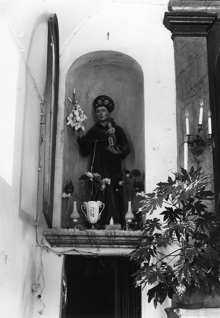 Sant'Antonio da Padova (statua, opera isolata) - ambito Italia centrale (sec. XVII)