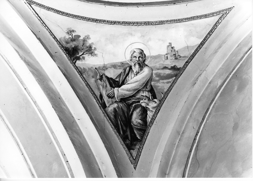 San Luca Evangelista (dipinto, serie) - ambito Italia centrale (sec. XX)