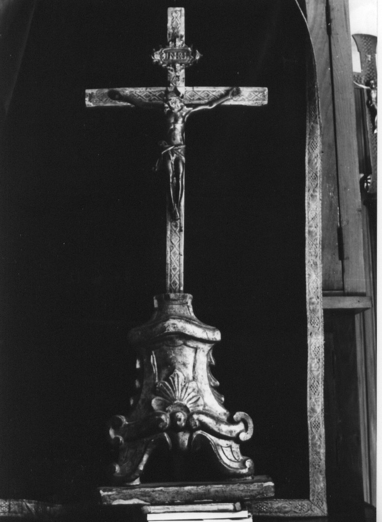 crocifisso, opera isolata - ambito Italia centrale (sec. XVIII)