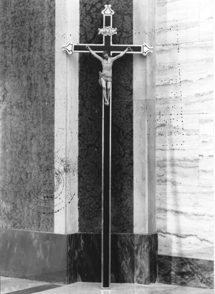 croce processionale, opera isolata - ambito Italia centrale (sec. XVIII)
