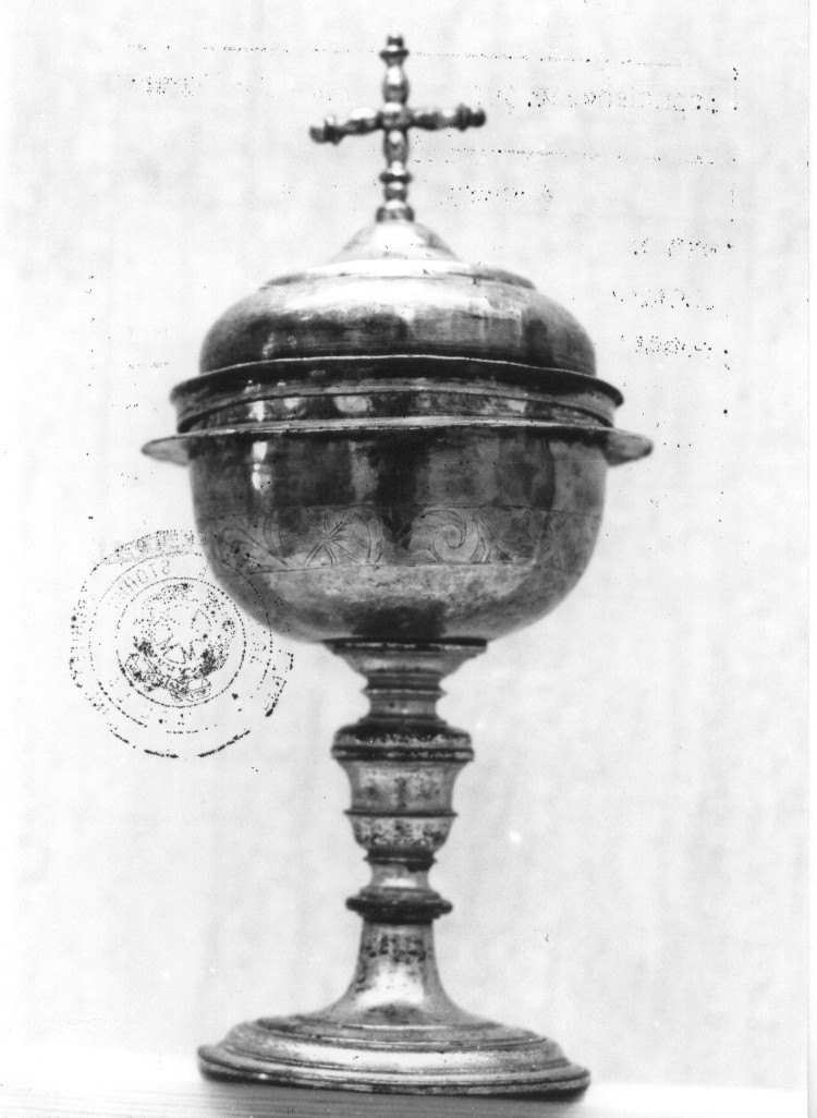 pisside, opera isolata - ambito Italia centrale (fine/inizio secc. XVIII/ XIX)