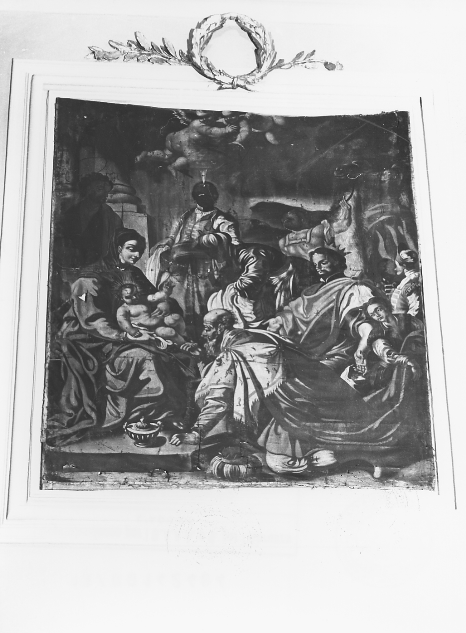 adorazione dei Magi (dipinto) di Prepositi Giuseppe (seconda metà sec. XVIII)