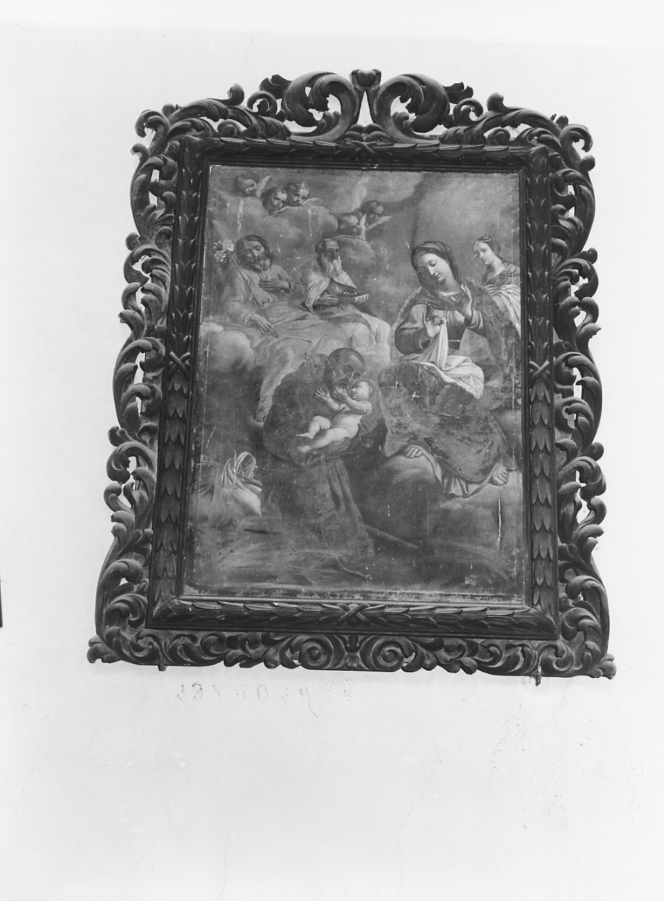 San Felice da Cantalice che adora il Bambino (dipinto) - ambito abruzzese (seconda metà sec. XVII)