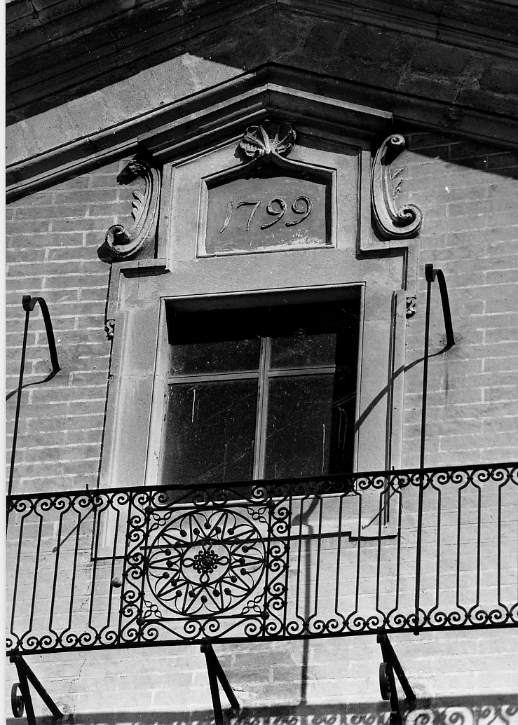 mostra di finestra - ambito Italia centrale (sec. XVIII)